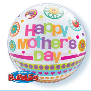 Foil Happy Mother's Day Dots and Pattern