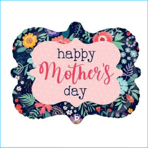 Foil Happy Mother's Day Frame 76cm