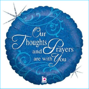 Foil Get Well Thoughts & Prayers 45cm
