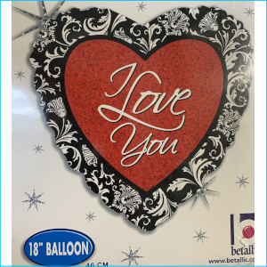 Foil Love Heart I Love You E 45cm