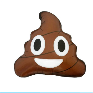 Foil Emoji Poop 61cm