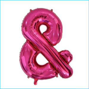 Foil 86cm Pink Letter &