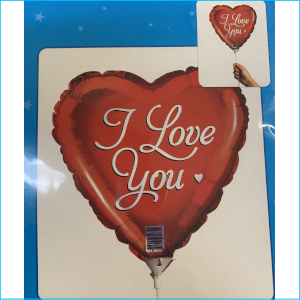 Airfill Love Heart Foil I Love You 22cm