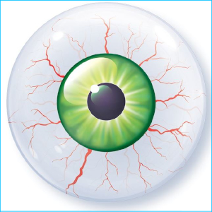 Bubble Halloween Floating Eyeball 56cm
