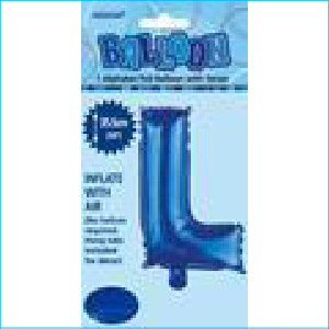 Airfill Letter L Blue 35.5cm M