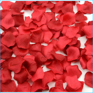 Silk Rose Petals Red 500pcs