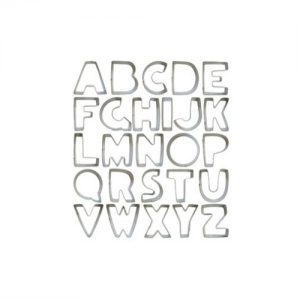 Alphabet Cookie Cutters