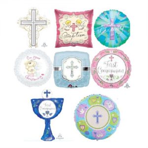 Helium Quality Religious Ceremony Foils Unfilled