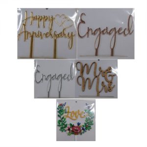 Love, Anniversary & Wedding Toppers