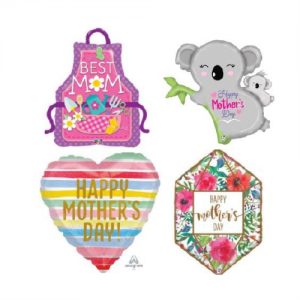 Helium Quality Mothers & Fathers Day Foils Unfilled