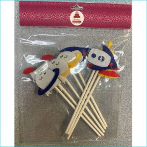 Cake Topper Space Travel Party