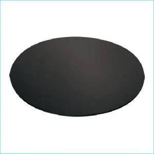 Cake Board Round Black 7"