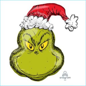 Foil Christmas Grinch 73cm