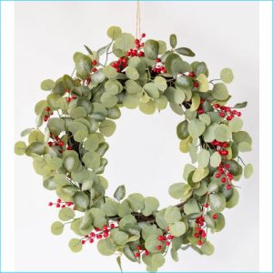 Wreath Eucalpytus with Berries 70cm