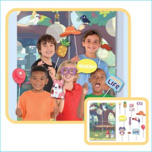 Bluey Scene Setter Giant Set of 4
