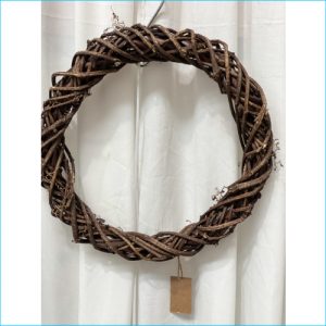 Wreath Twisted Wicker Set 2 18cm & 30cm