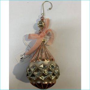 Bauble Drop Ornament Pink 20cm