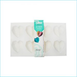 Silicone Mould Geo Hearts Set 8