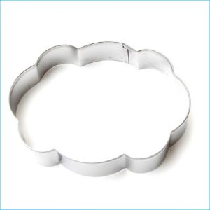 Cookie Cutter Plaque Speech Bubble 4.5"