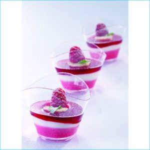 Catering Dessert Cup Crescent 50ml PK 10