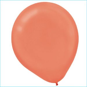 Latex Balloon Pack 15 Rose Gold 30cm