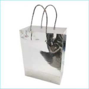 Paper Bag Silver 4Pk