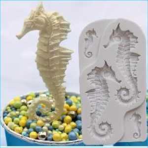 Seahorse Mould x 4