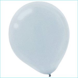 Latex Balloon Pack 15 Silver 30cm