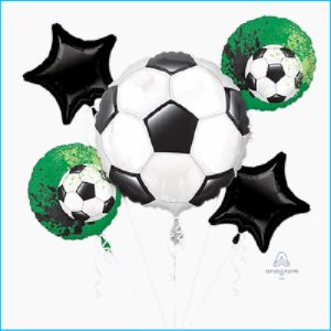 Foil Bouquet Soccer Ball Set 5