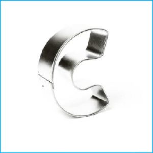 Cookie Cutter Alphabet Letter C 3"