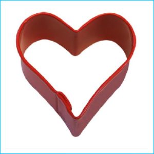 Mini Cookie Cutter Heart 1.5" Red