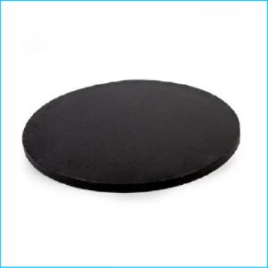 Cake Board Drum Round Black 10"