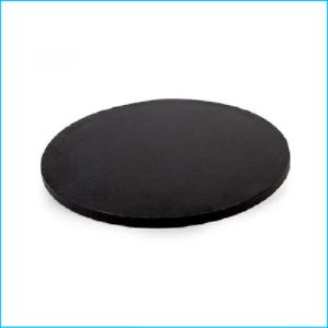 Cake Board Drum Round Black 8"