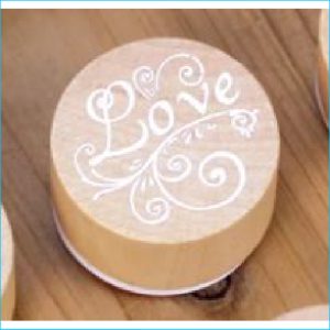 Timber Ink Stamp Love 3cm