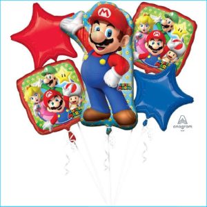 Foil Bouquet Super Mario Set 5