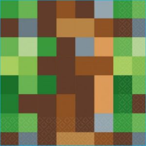 Minecraft Napkin Pk 16