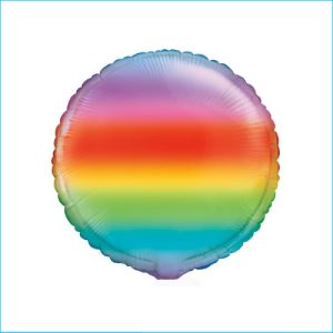 Foil 45cm Circle Rainbow Ombre