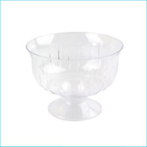 Clear Ice Cream Cups Pk 6