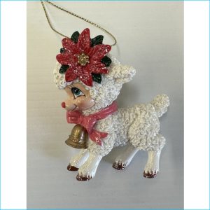 Lamb Figurine Ornament 7cmx7cm