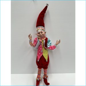 Multi Coloured Elf 52cm