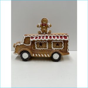 Light Up Gingerbread Bus 50 x 20 cm