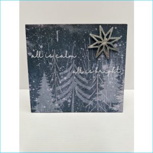 Wooden Picture All is Calm 28cm