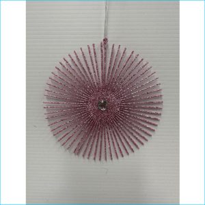 Glitter Fan Pink 30cm