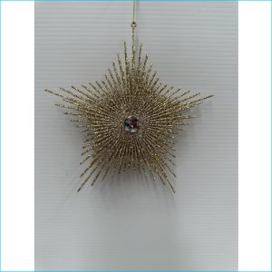 Star Ray Gold Ornament 18cm