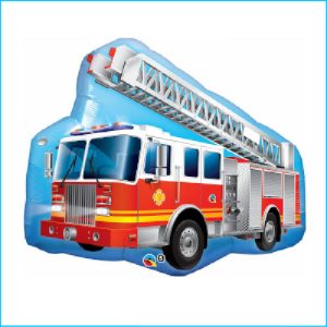 Foil Fire Truck with Ladder 91cm