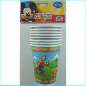 Mickey Mouse Paper Cups Pk 8