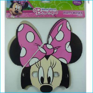 Minnie Mouse Bowtique Paper Masks Pk 8