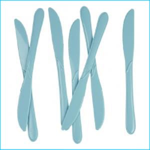 Light Blue Plastic Knives Pk 25