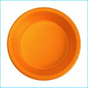 Orange Plastic Bowls Pk 25