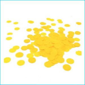 Paper Confetti Circles Yellow Bag 15g